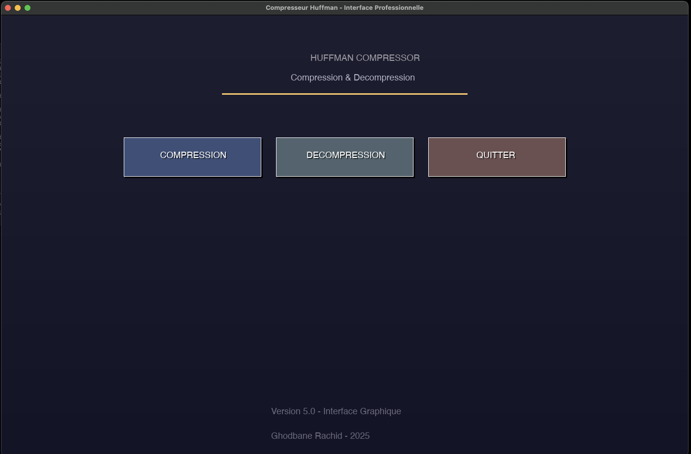 Compression Huffman